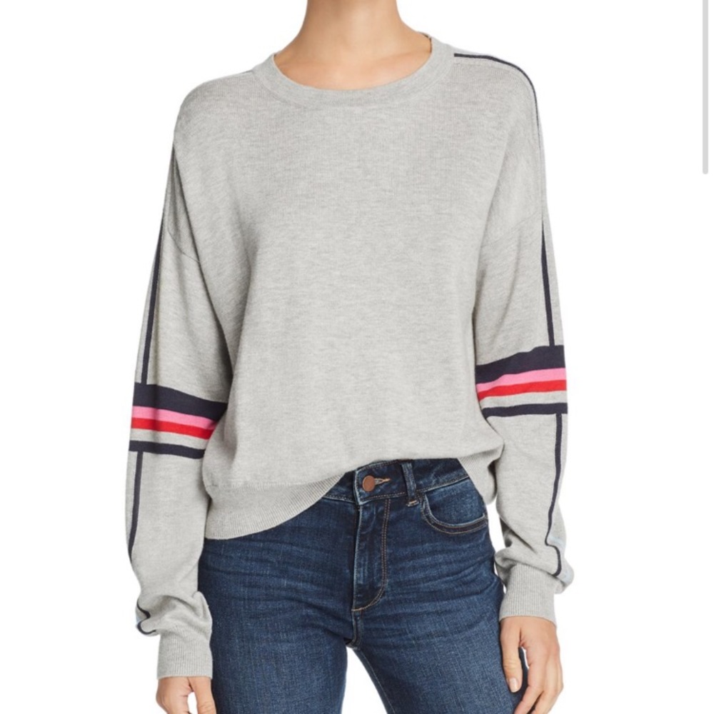 Aqua Striped Sweater